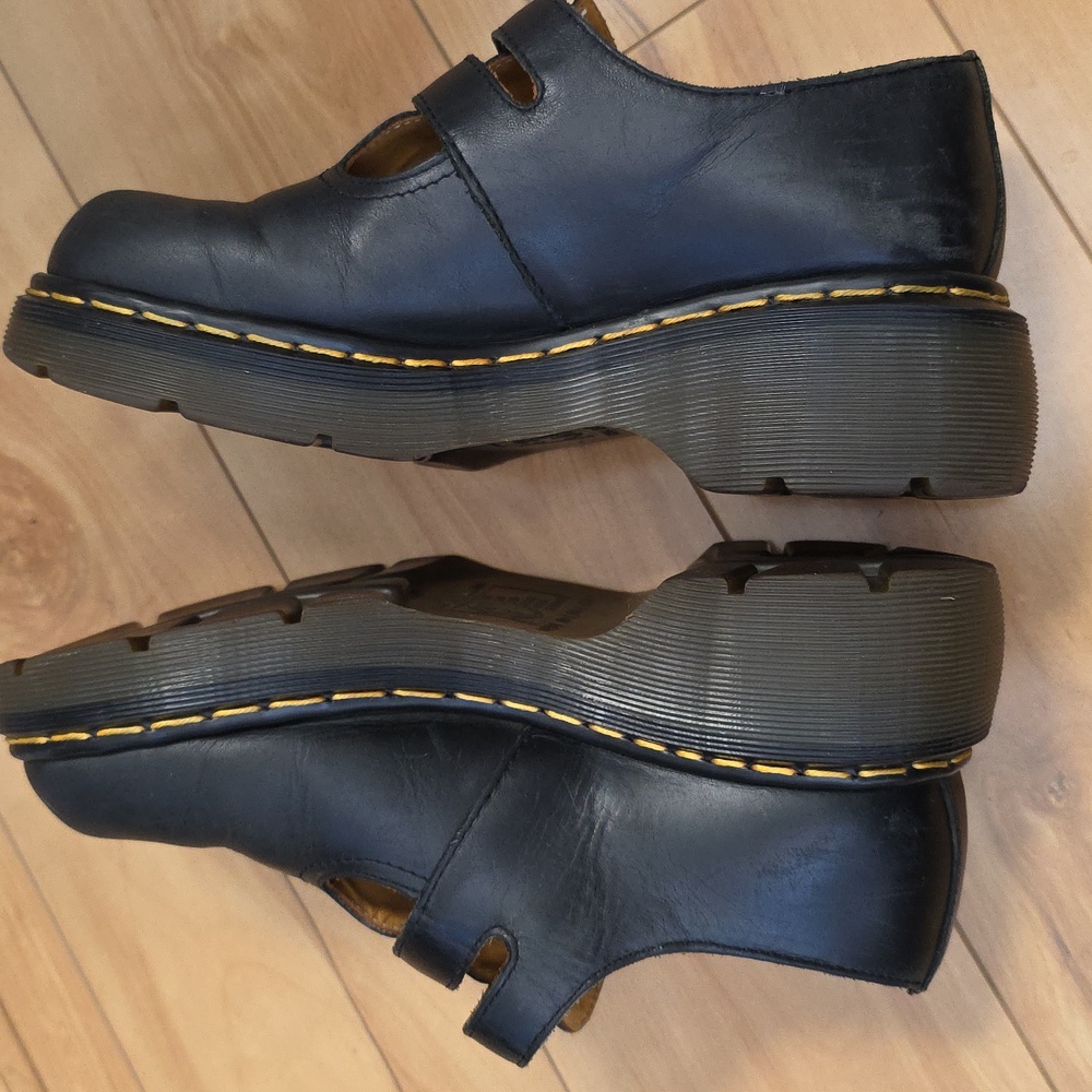 Dr. Martens VTG Dark Navy Double T Strap Mary Jane 8065 /92 UK 5 (7.5-8) MIE🦋 - Picture 12 of 16
